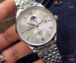 2019 Copy Jaeger-LeCoultre Master Moonphase Stainless Steel Watch